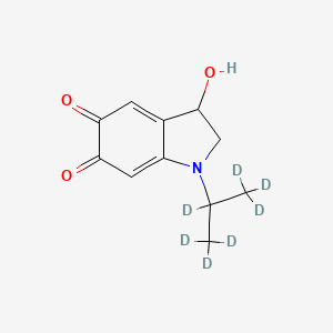 molecular formula C11H13NO3 B15142792 N-Isopropylnoradrenochrome-d7 