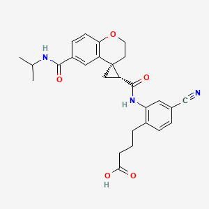 molecular formula C27H29N3O5 B15142810 EP4 receptor antagonist 2 CAS No. 1965316-82-8