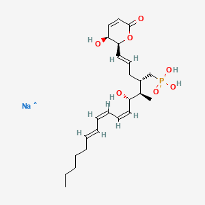 molecular formula C24H37NaO7P B15142859 CID 162679346 