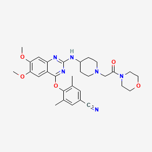 molecular formula C30H36N6O5 B15142861 HIV-1 inhibitor-29 