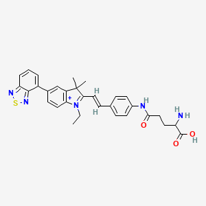 molecular formula C31H32N5O3S+ B15143066 BMI-Glu 
