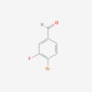 molecular formula C7H4BrFO B151432 4-Bromo-3-fluorobenzaldehyde CAS No. 133059-43-5