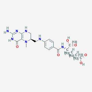 5-Methyltetrahydrofolic acid-13C5