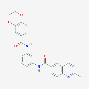 molecular formula C27H23N3O4 B15143404 CCT245232 