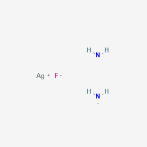 molecular formula AgFH4N2-2 B1514346 Silver;azanide;fluoride CAS No. 33040-28-7