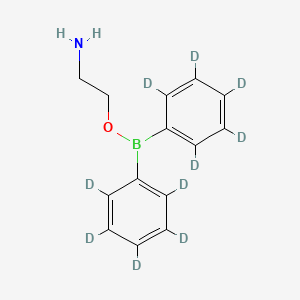 molecular formula C14H16BNO B15143463 2-Aminoethyl diphenylborinate-d10 