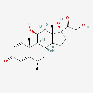 molecular formula C22H30O5 B15143602 Methylprednisolone-d3 