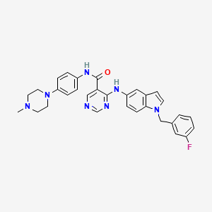molecular formula C31H30FN7O B15143611 Egfr-IN-58 