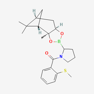 molecular formula C22H30BNO3S B15143621 Pop-IN-1 