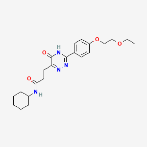 molecular formula C22H30N4O4 B15143749 AV023 