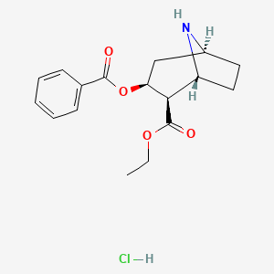 molecular formula C17H22ClNO4 B1514379 N-Demethyl Cocaethylene Hydrochloride CAS No. 362044-01-7