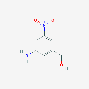 molecular formula C7H8N2O3 B151438 (3-Amino-5-nitrophenyl)methanol CAS No. 90390-46-8