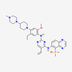 molecular formula C35H46N9O2P B15143854 Egfr-IN-27 