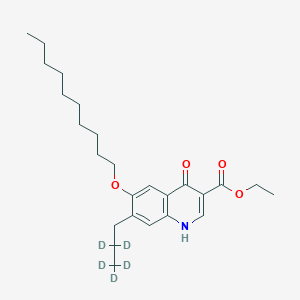 Ethyl 6-decoxy-4-oxo-7-(2,2,3,3,3-pentadeuteriopropyl)-1H-quinoline-3-carboxylate