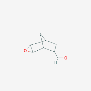 molecular formula C8H10O2 B151439 3-Oxatricyclo[3.2.1.0~2,4~]octane-6-carbaldehyde CAS No. 132945-26-7