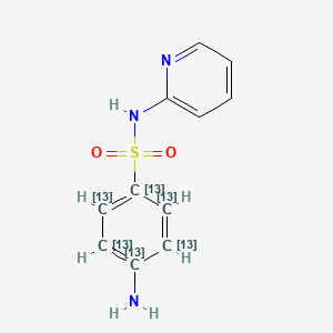 4-Amino-N-pyridin-2-yl(1,2,3,4,5,6-13C6)cyclohexa-1,3,5-triene-1-sulfonamide