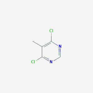 molecular formula C5H4Cl2N2 B015144 4,6-Dichloro-5-methylpyrimidine CAS No. 4316-97-6