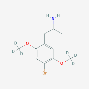 molecular formula C11H16BrNO2 B1514401 Bromoamphetamine-d6 CAS No. 1021684-64-9