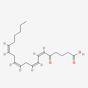 molecular formula C20H30O3 B15144142 5-OxoETE-d7 