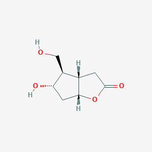 (3As,4R,5S,6aR)-5-hydroxy-4-(hydroxymethyl)hexahydro-2H-cyclopenta[b]furan-2-one