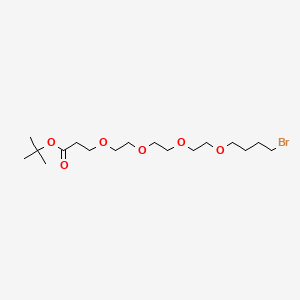 molecular formula C17H33BrO6 B15144329 Bromo-C4-PEG4-t-butyl ester 