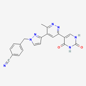 molecular formula C20H15N7O2 B15144395 CD73-IN-6 