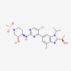 molecular formula C22H28ClFN6O4S B15144594 Cdk4/6-IN-5 