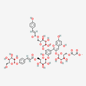 molecular formula C60H64O34 B15144617 Ternatin B4 