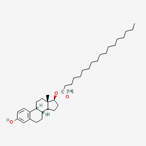 molecular formula C36H58O3 B1514464 Estradiol 17-octadecanoate-1-14C CAS No. 210241-63-7