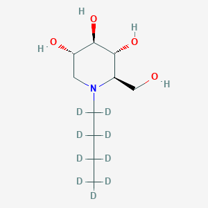 molecular formula C10H21NO4 B15144678 Miglustat-d9 
