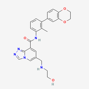 molecular formula C25H25N5O4 B15144720 PD-1-IN-22 
