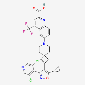 molecular formula C30H23Cl2F3N4O3 B15144742 BMS-986318 CAS No. 2314378-09-9