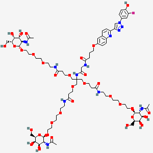 molecular formula C78H119FN12O34 B15144752 M-MoDE-A (2) 