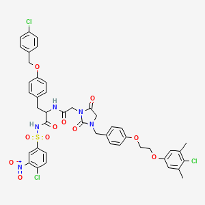 molecular formula C44H40Cl3N5O11S B15144922 AFM24 