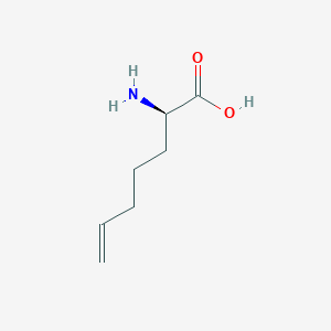 molecular formula C7H13NO2 B1514495 (R)-2-Aminohept-6-enoic acid 