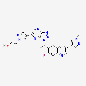 molecular formula C24H21FN10O B15144991 c-Met-IN-2 
