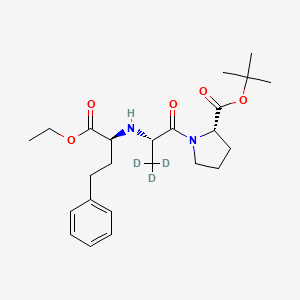 molecular formula C24H36N2O5 B15144997 t-Butyl Enalapril-d3 