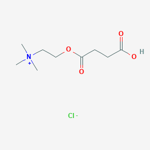 molecular formula C9H18ClNO4 B151450 Succinylmonocholine chloride CAS No. 5297-17-6