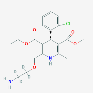 molecular formula C20H25ClN2O5 B15145065 (R)-Amlodipine-d4 
