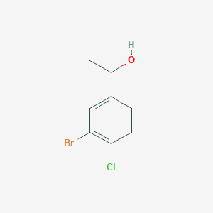 molecular formula C8H8BrClO B15145170 1-(3-Bromo-4-chlorophenyl)ethanol CAS No. 1552127-77-1
