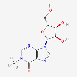 molecular formula C11H14N4O5 B15145174 1-Methylinosine-d3 