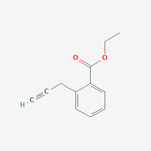 molecular formula C12H12O2 B15145187 Ethyl 2-(prop-2-yn-1-yl)benzoate 