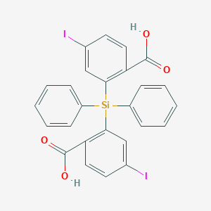 molecular formula C26H18I2O4Si B151452 Diphenylsilylene 4-iodobenzoate CAS No. 129459-83-2