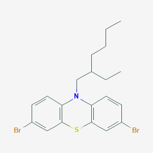 molecular formula C20H23Br2NS B1514525 10H-Phenothiazine, 3,7-dibromo-10-(2-ethylhexyl)- CAS No. 264263-98-1