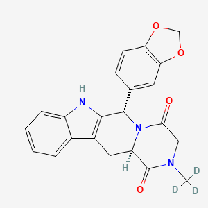 molecular formula C22H19N3O4 B15145304 cis-ent-Tadalafil-d3 
