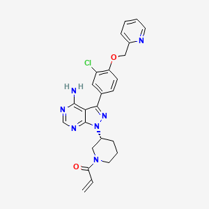 molecular formula C25H24ClN7O2 B15145464 Chmfl-egfr-202 