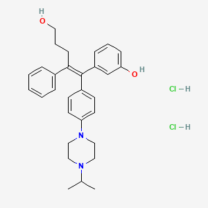 molecular formula C30H38Cl2N2O2 B15145478 ERR|A Inverse Agonist 1 