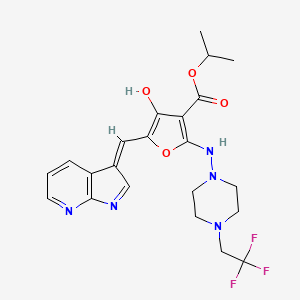 molecular formula C22H24F3N5O4 B15145487 Cdc7-IN-4 