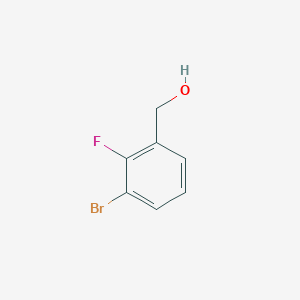 molecular formula C7H6BrFO B151456 (3-Bromo-2-fluorophenyl)methanol CAS No. 261723-32-4