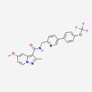 molecular formula C23H19F3N4O3 B15145723 anti-TB agent 1 